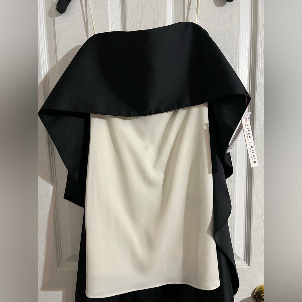 Alice + Olivia - Theda Strapless High Low Dress - Size 0 - Picture 7 of 8
